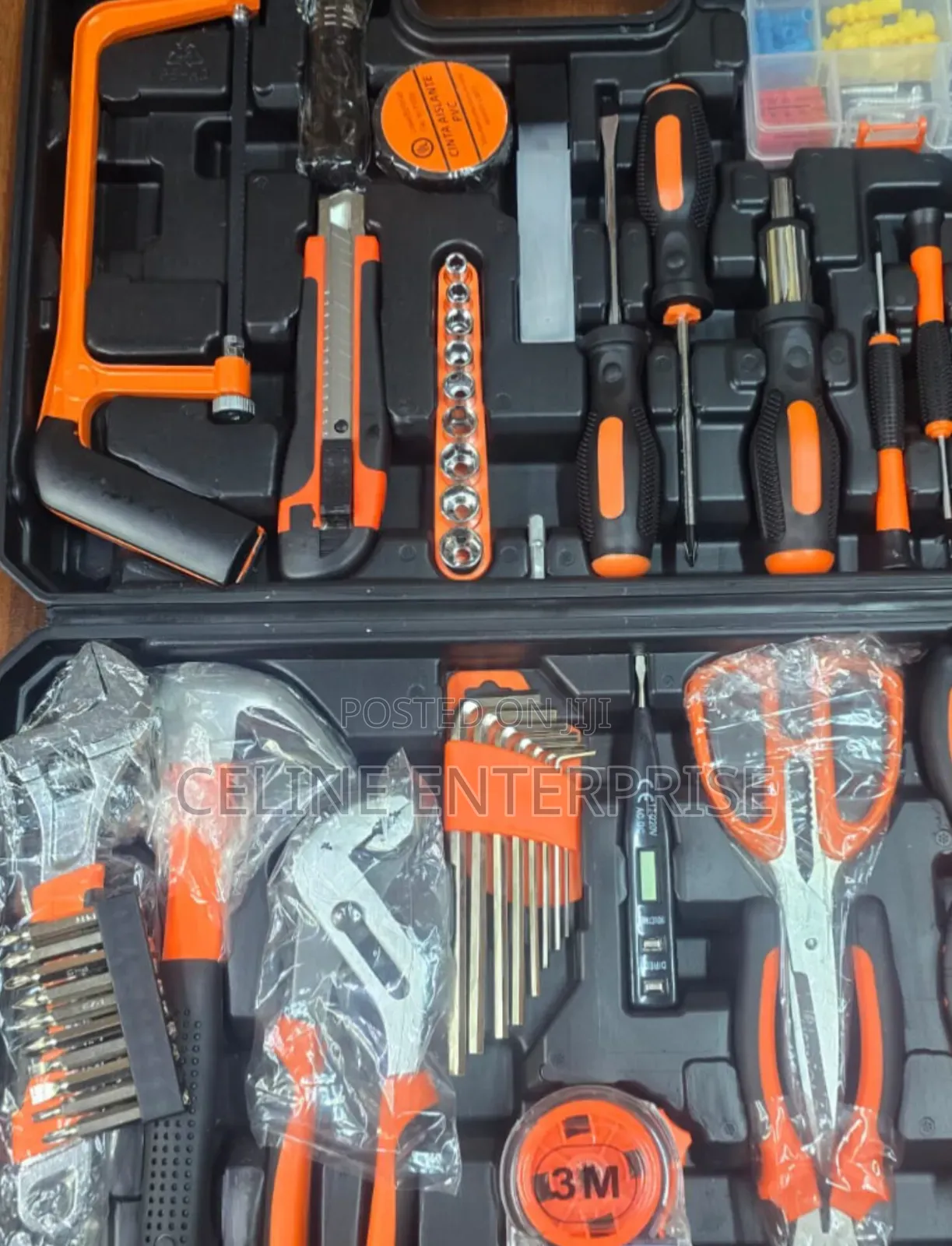 118PCS Electrical Installation and Repair Tools Set