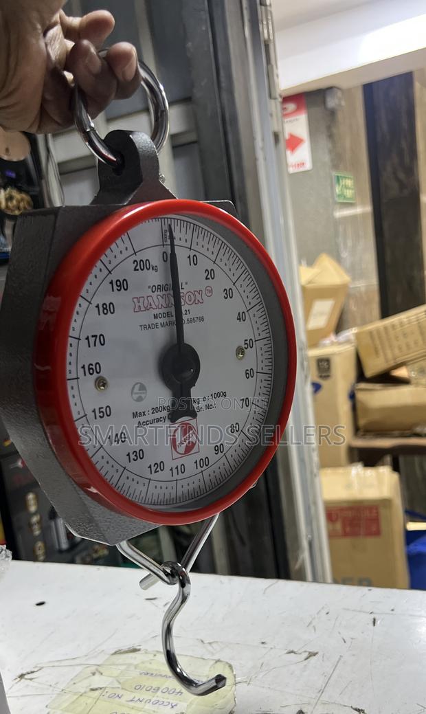 Portable Round Spring Balance Scale for Accurate Weighing - thumbnail 2
