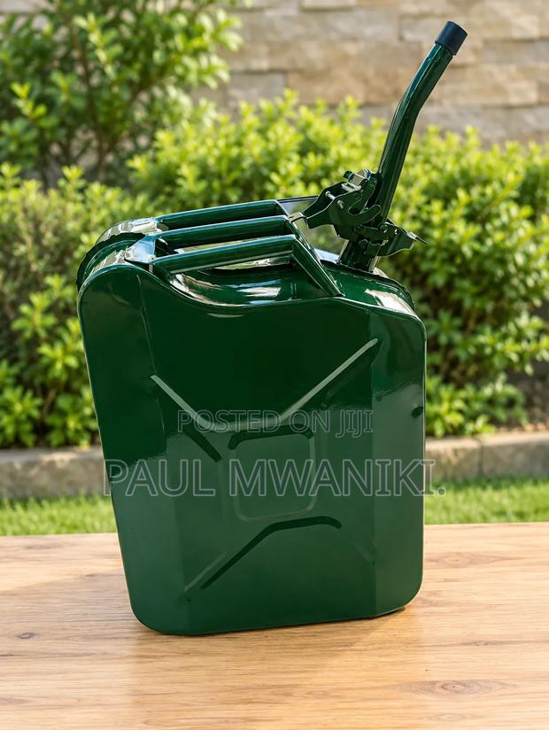 20L Heavy-Duty Metallic Fuel Can | Durable Petrol&Diesel Jerrycan