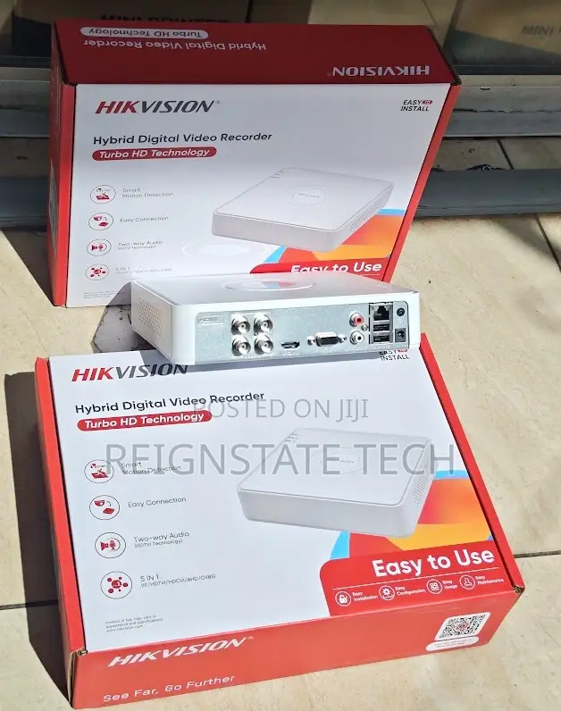 4 Channels Hikvision Digital Video Recorder With 2Way Audio Capability