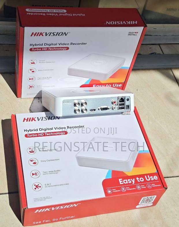 4 Channels Hikvision Digital Video Recorder With 2Way Audio Capability - main view