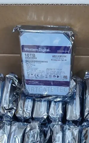 Original WD Purple 10TB HDD for CCTV Security Cameras