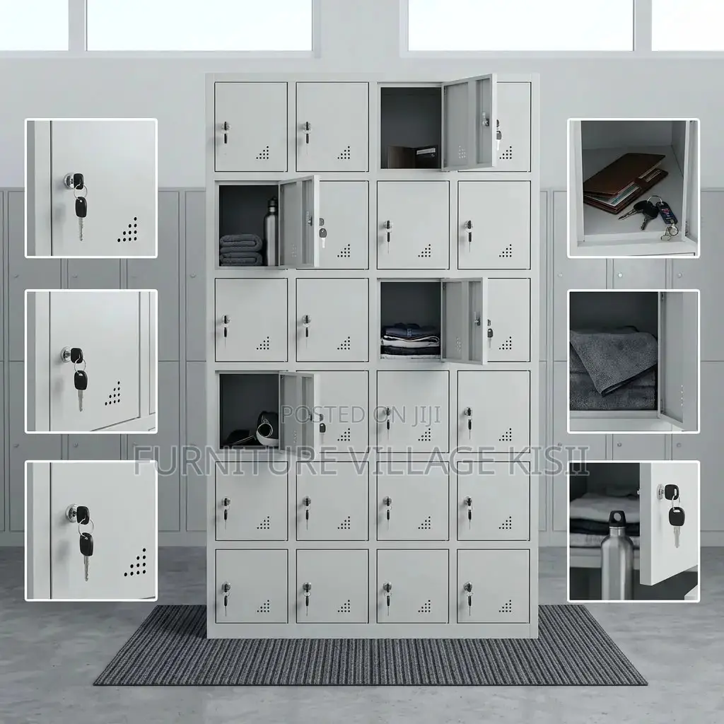 24-Staff Locker Cabinet