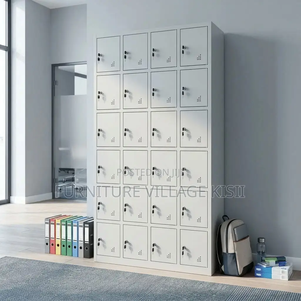 24-Staff Locker Cabinet