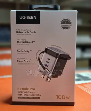 UGREEN Nexode Pro – 100W 3-Port Type-C GaN Fast Charger With Retra