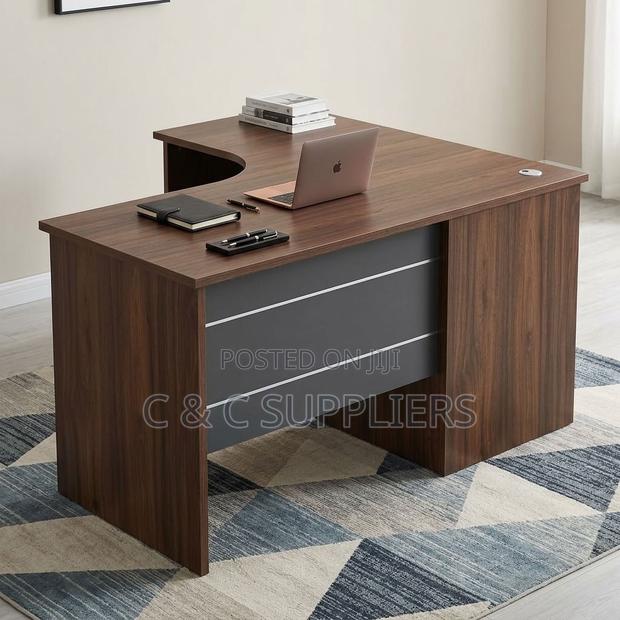 1.4 Meters Curved Imported Writing Table - thumbnail 3