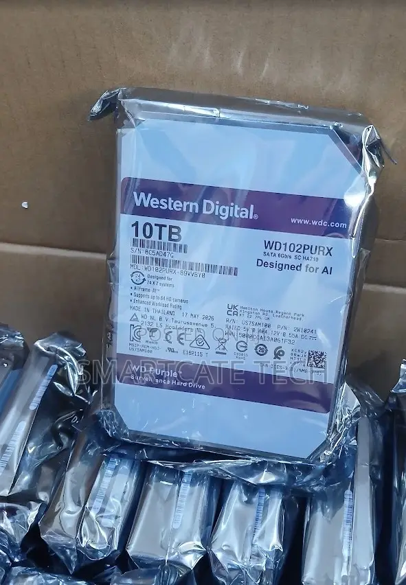 WD Purple 10TB Hard Disk for 24/7 CCTV Video Recording