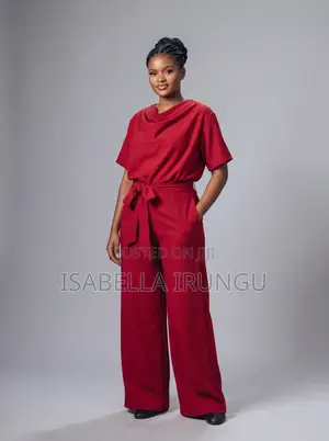 Cowl Neck Top and Palazzo Trouser