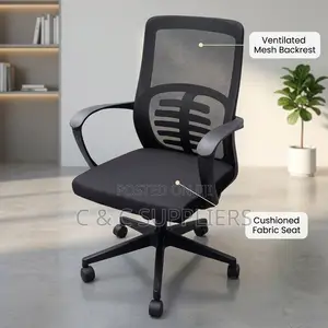 Ergonomic Study Chair-Swivel Base