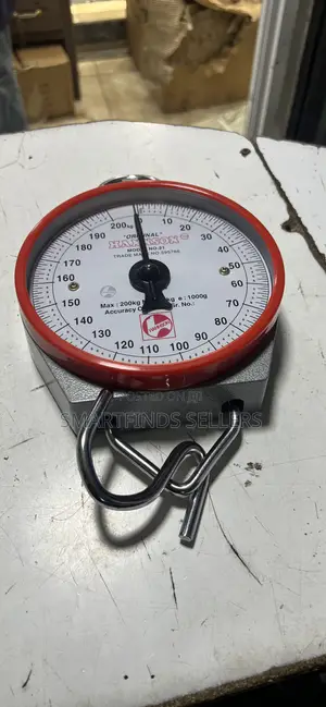 Round Hanging Spring Balance Scale for Home and Commercial Use