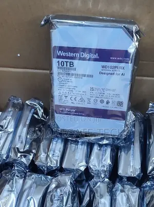 Western Digital Purple 10TB SATA HDD for Security Systems