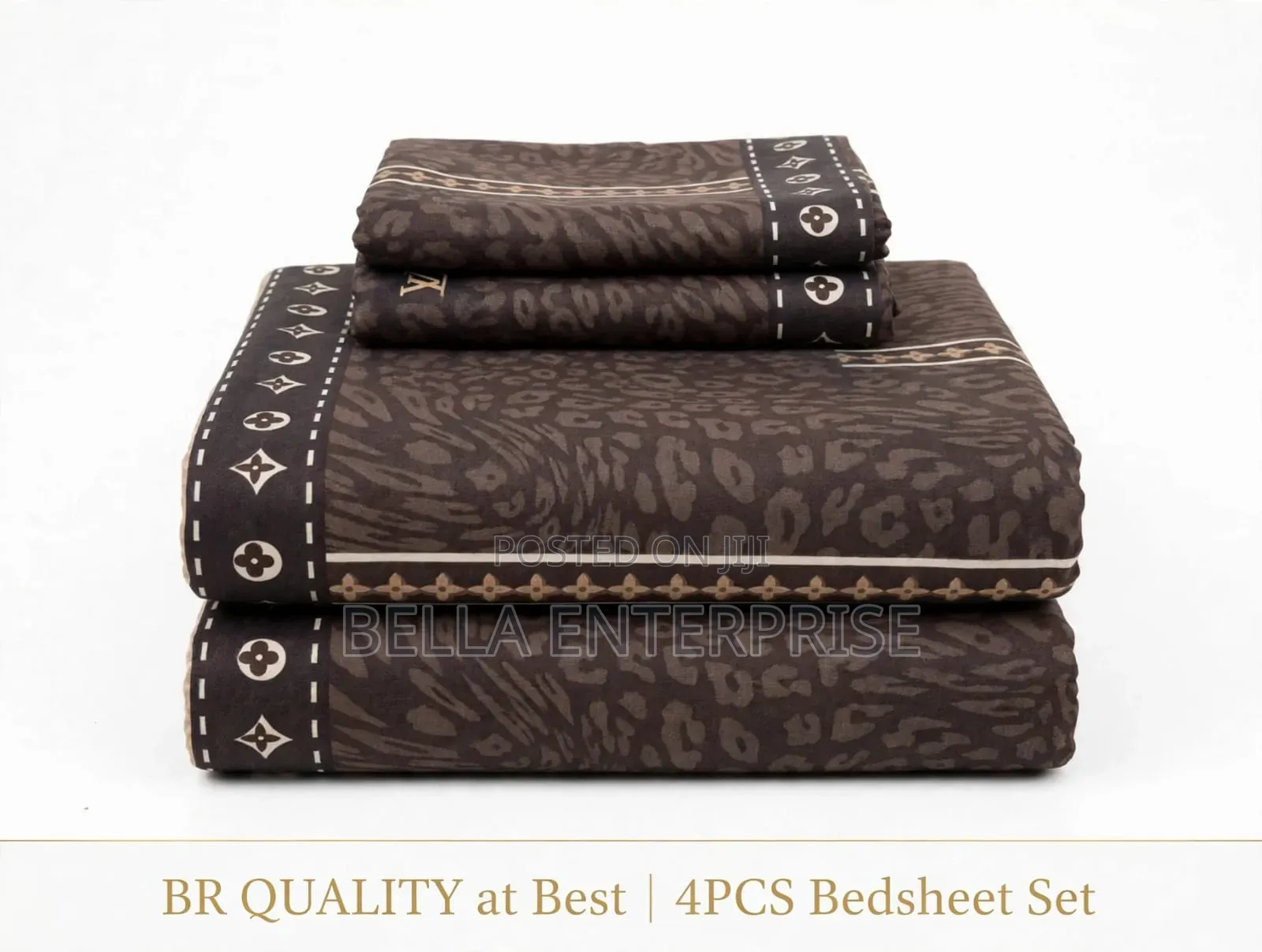4 PC Bedsheet 2 PCS Bedsheet 2 Pillow *Cases *6×7*