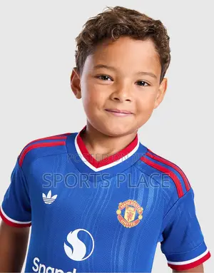 Manchester United Blue Kids Jersey - Season 2026/27