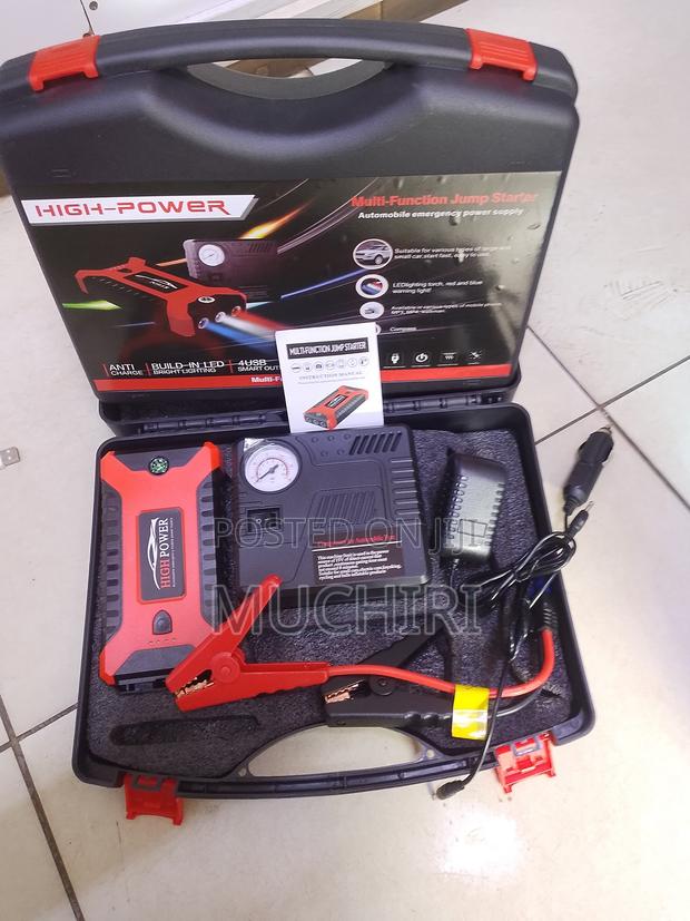 3-in-1 Car Jump Starter With Air Compressor - thumbnail 2
