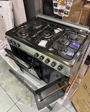 Mika Standing Cooker 90 by 60 4 Gas Jet (1 Wok) Flame Failure Safety