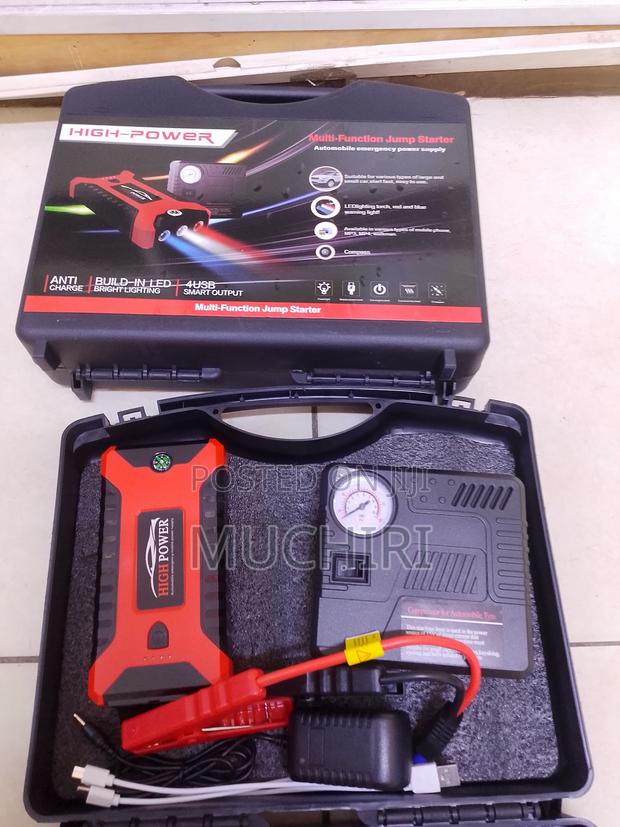 Multi-Function Car Jump Starter and Tyre Inflator - main view