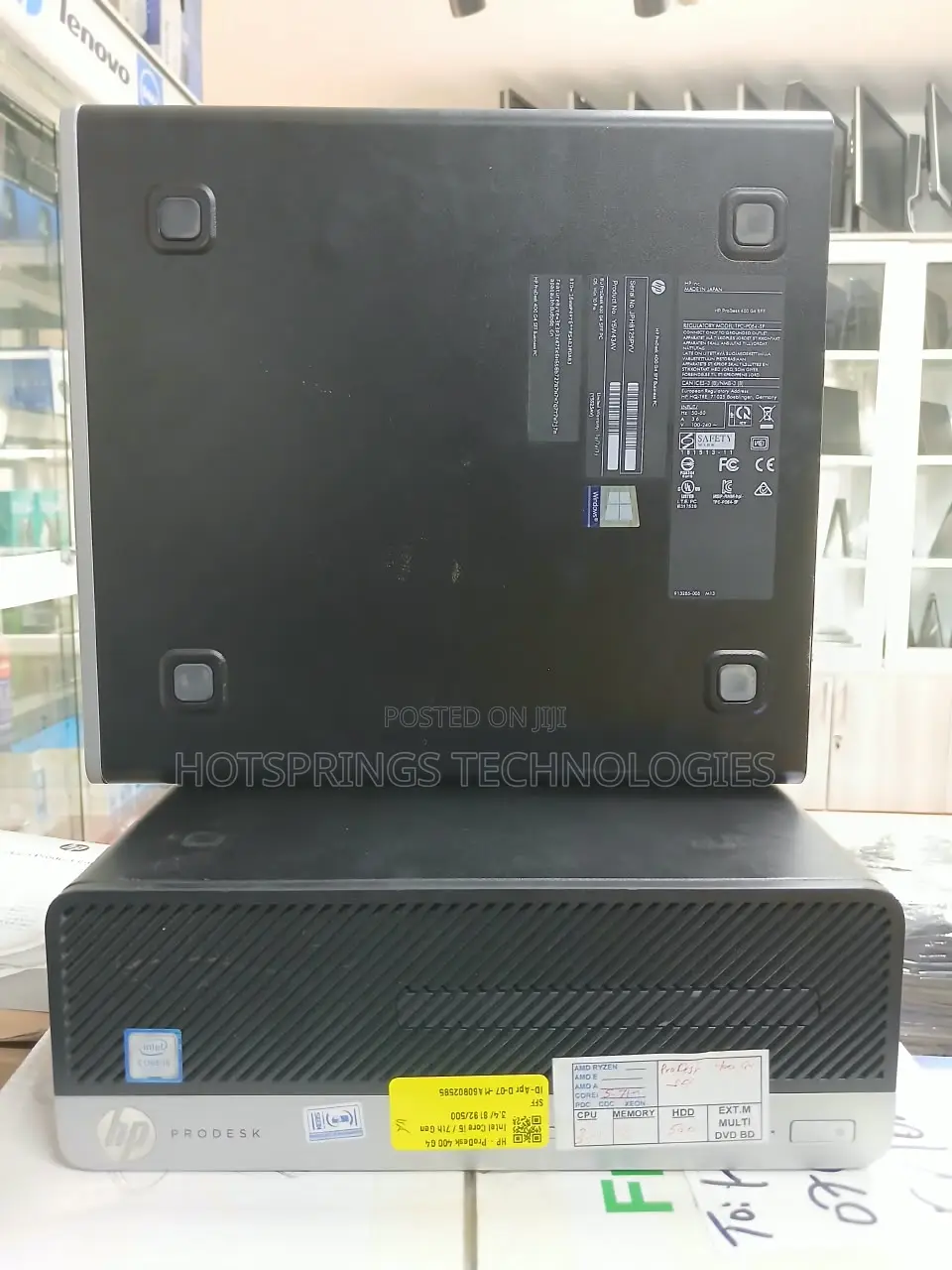 Desktop Computer HP ProDesk 600 G4 8GB Intel Core i5 HDD 500GB