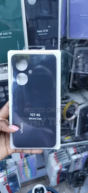 Dark Blue Silicone Protective Back Case the Vivo Y27 4G Smartphone