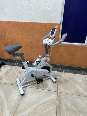 Heavy-Duty Stationary Spin Bike for Cardio and Fitness Training
