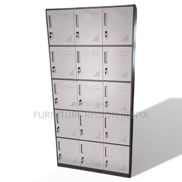 Durable and High Quality 15 Lockers Cabinet - main view