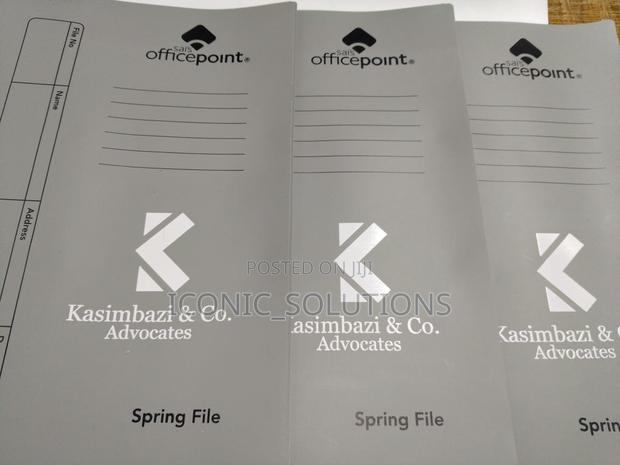 Custom Branded Spring Files