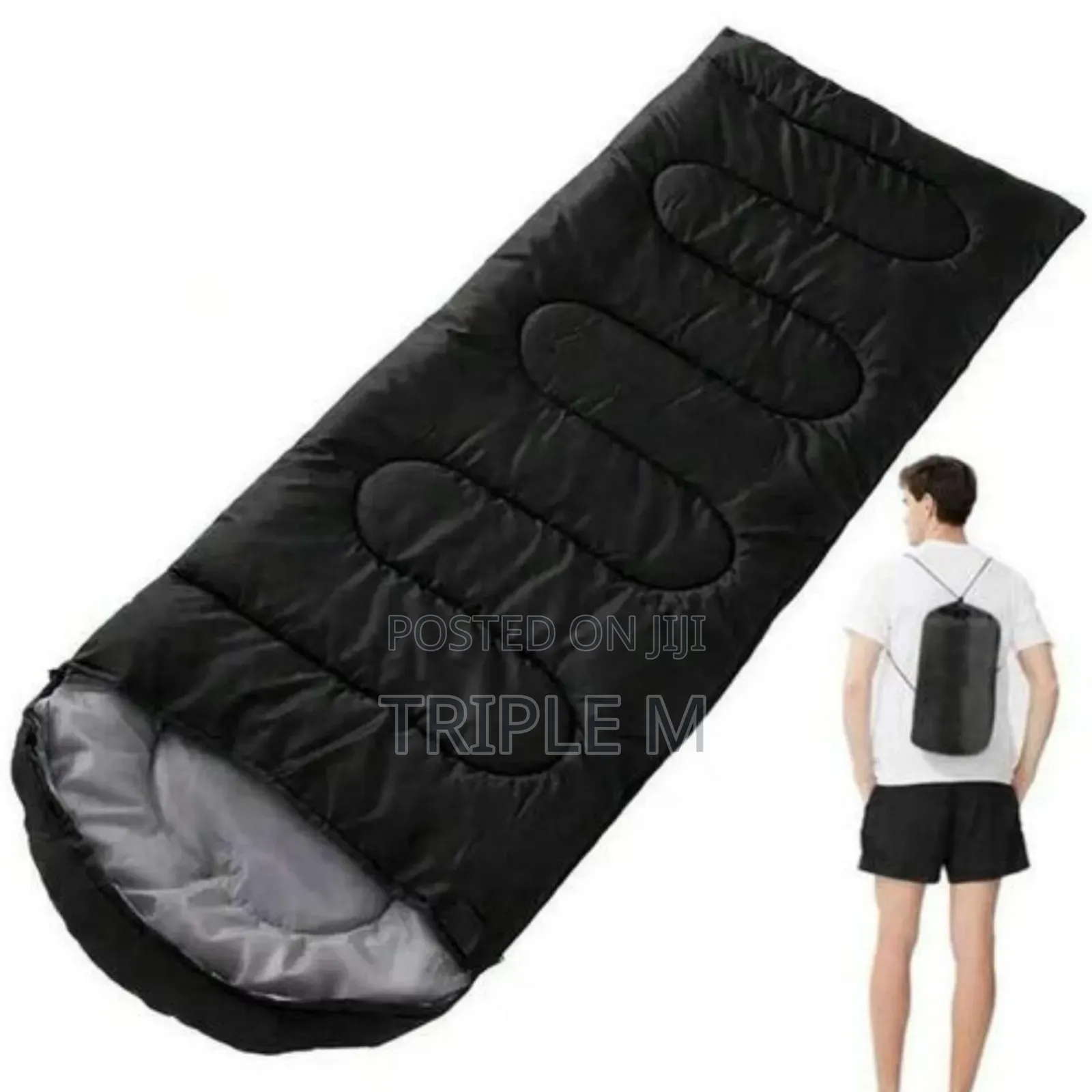 Heavy Duty Sleeping Bag – Available in Black, Green & Blue