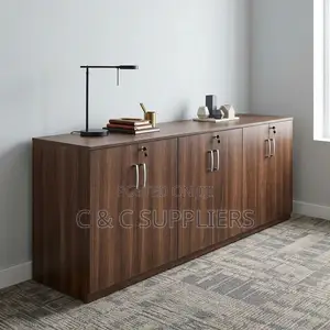 6-Door Executive Credenza Cabinet