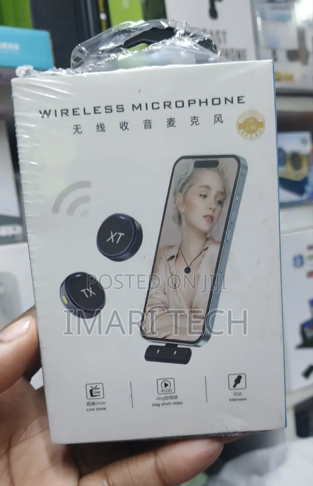 Button Wireless Lapel Microphone