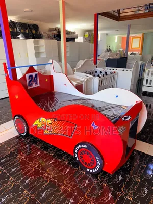 Racing Car Kids’ Bed With Mattress-STT