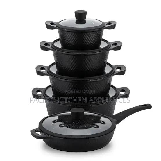 Bosch 11pc Nonstick Granite Cookware - main view