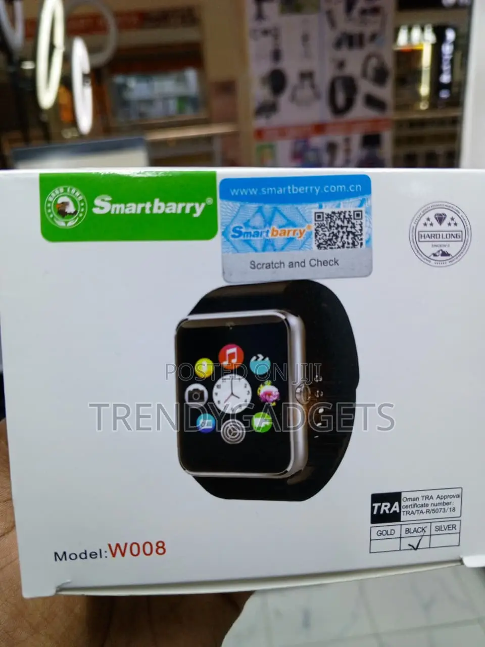 W008 Smartwatch With SIM Support and Memory Card Slot