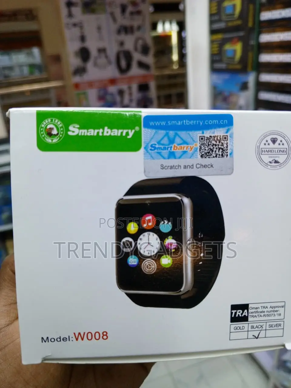 W008 Smartwatch With SIM Support and Memory Card Slot