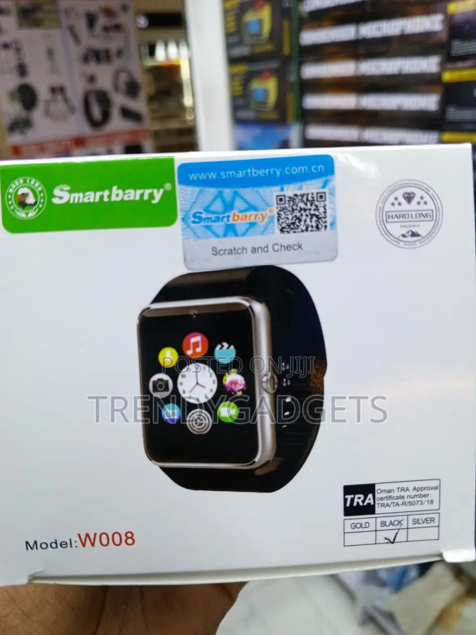W008 Smartwatch SIM Card Compatible With Calling