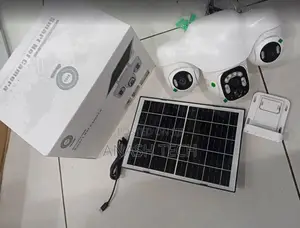 V380 Pro Solar PTZ Security Camera With Triple Lens View