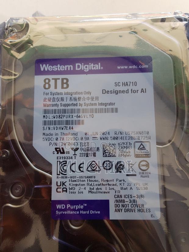 Wd 8tb Surveillance Hard Disk Drive - main view