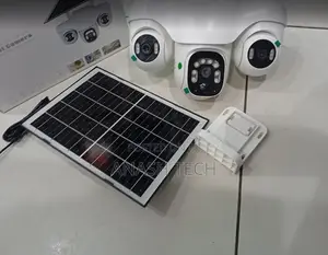 Smart 3-Lens Wireless CCTV Camera With Solar Power