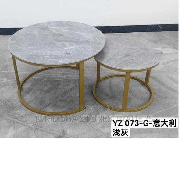 Marble Nesting Coffee Table - main view