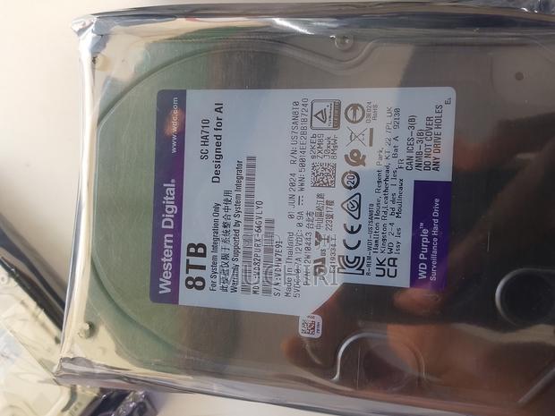 8TB WD Purple Hard Disk - main view
