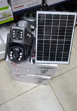 V380 4G Dual Lens Solar Powered CCTV Camera