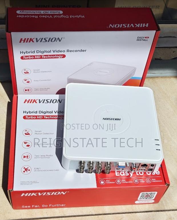 8 Channels Hybrid DVR Hikvision With Two Way Audio