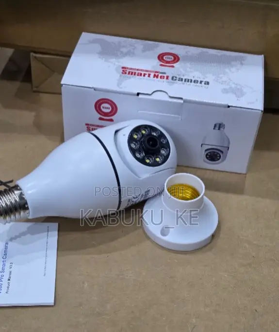 V380 WiFi Smart Net Bulb PTZ Camera Rotating Camera