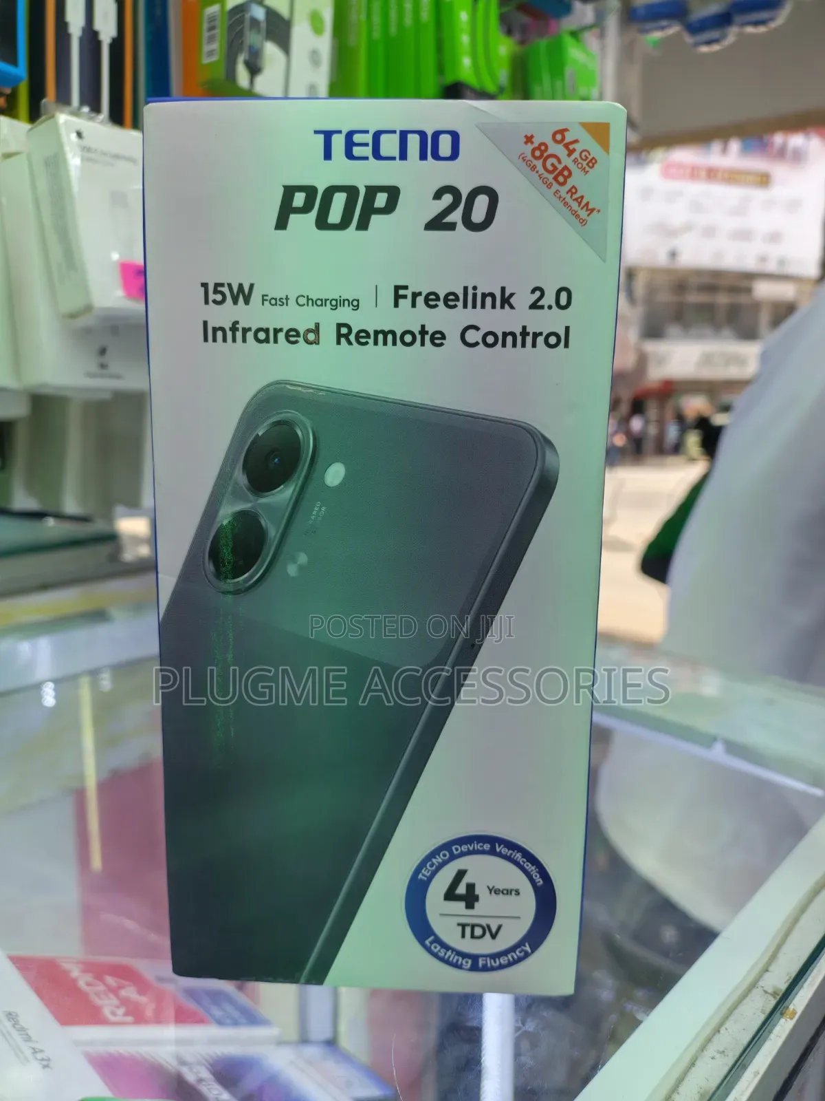 New Tecno Pop 20 64 GB Black