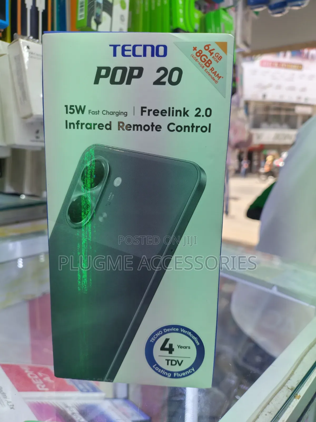 New Tecno Pop 20 64 GB Black