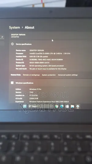 Laptop Lenovo ThinkPad X270 8GB Intel Core i5 SSD 256GB