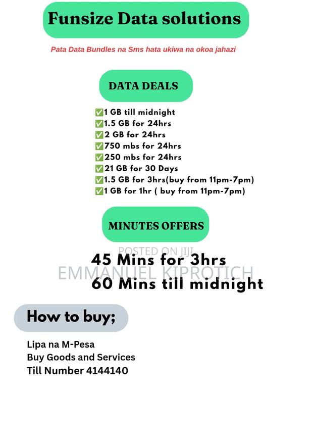 Internet Services - main view