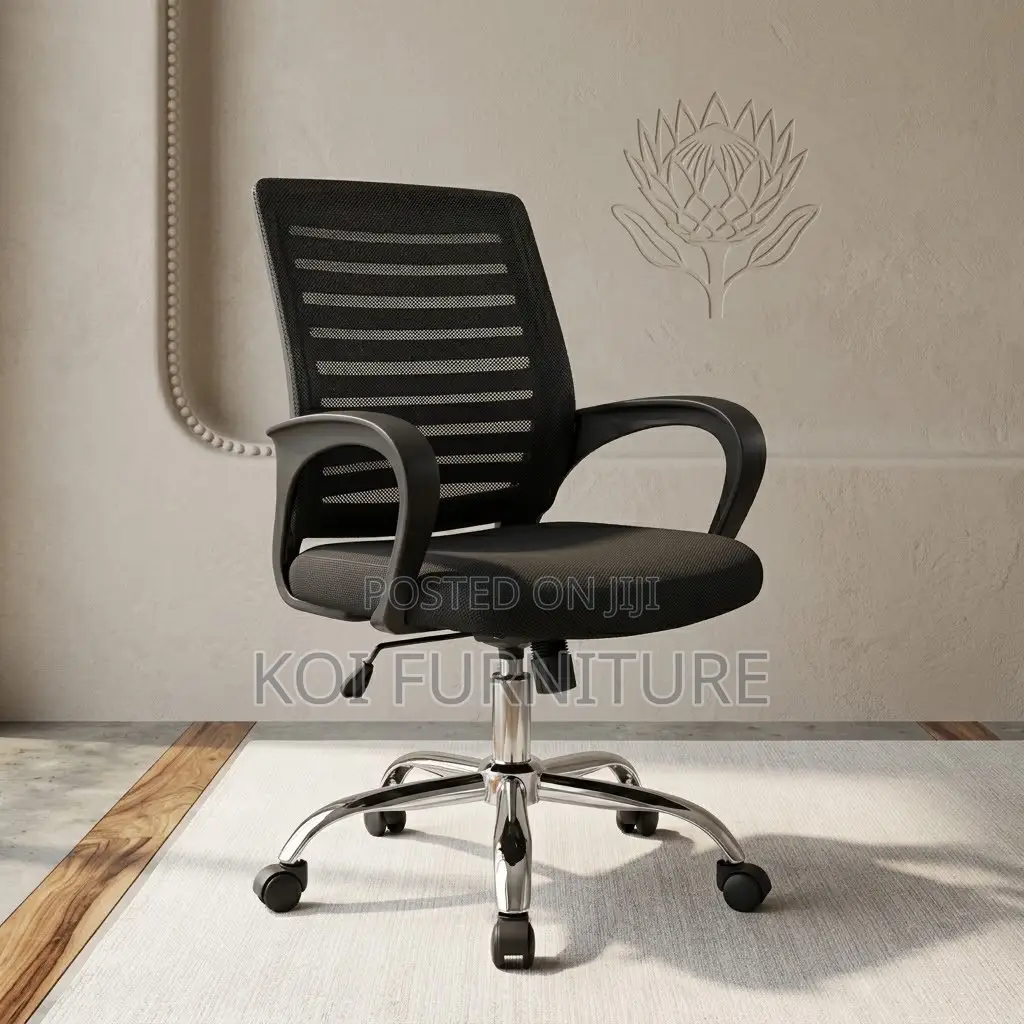 Office Chairs; Mid Backrest Ergonomical Office Staff Seat