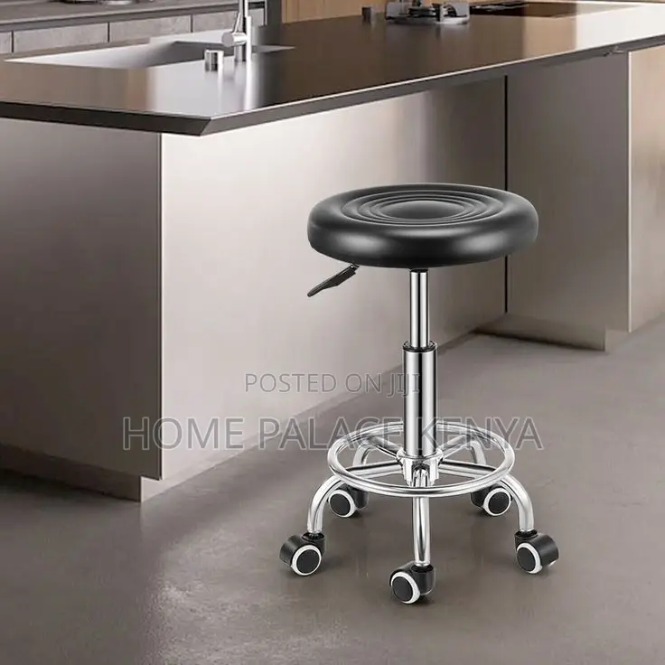 Kitchen Stool; Modern Swivel Kitchen Stool With Adjustable Height