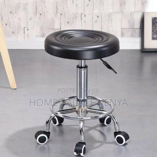 Kitchen Stool; Modern Swivel Kitchen Stool With Adjustable Height - thumbnail 4