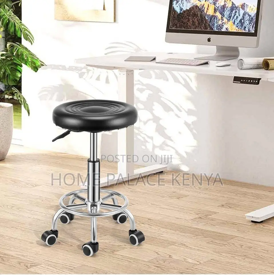 Kitchen Stool; Modern Swivel Kitchen Stool With Adjustable Height