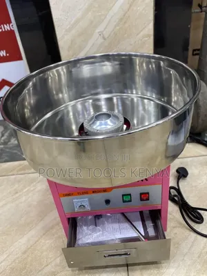 Candy Floss Maker Machine With Built-in Storage Drawer
